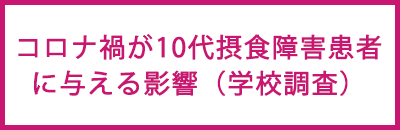 コロナ禍が10代摂食障害患者に与える影響（学校調査）